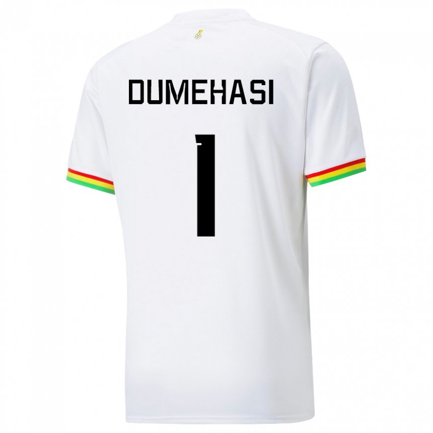 Kinder Ghanaische Fafali Dumehasi #1 Weiß Heimtrikot Trikot 22-24 T-shirt Österreich