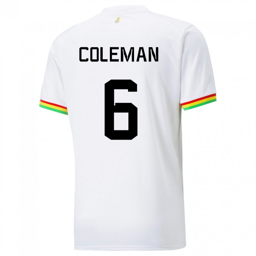 Kinder Ghanaische Ellen Coleman #6 Weiß Heimtrikot Trikot 22-24 T-shirt Österreich