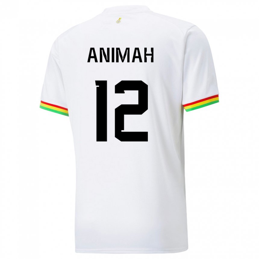 Kinder Ghanaische Grace Animah #12 Weiß Heimtrikot Trikot 22-24 T-shirt Österreich