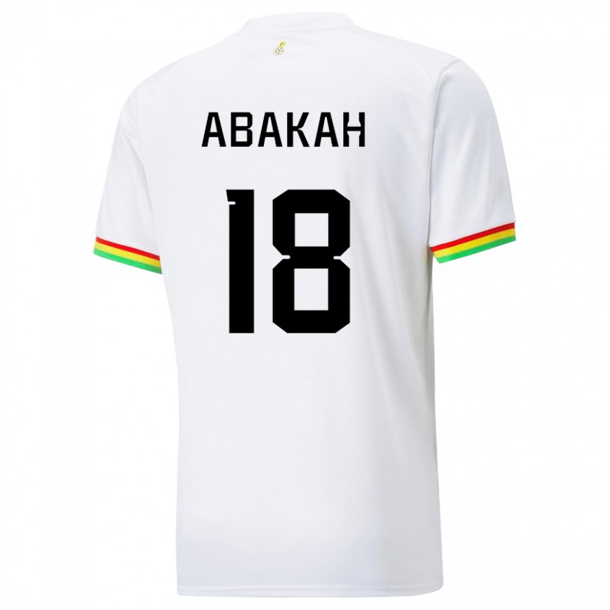 Kinder Ghanaische Philomena Abakah #18 Weiß Heimtrikot Trikot 22-24 T-shirt Österreich