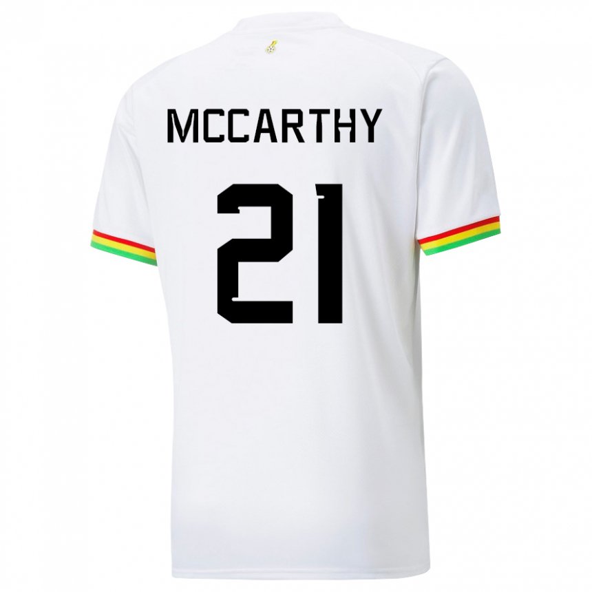 Kinder Ghanaische Kerrie Mccarthy #21 Weiß Heimtrikot Trikot 22-24 T-shirt Österreich