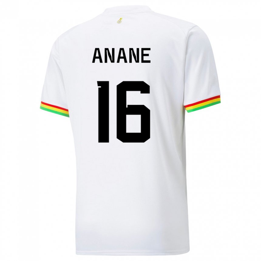 Kinder Ghanaische Vincent Anane #16 Weiß Heimtrikot Trikot 22-24 T-shirt Österreich