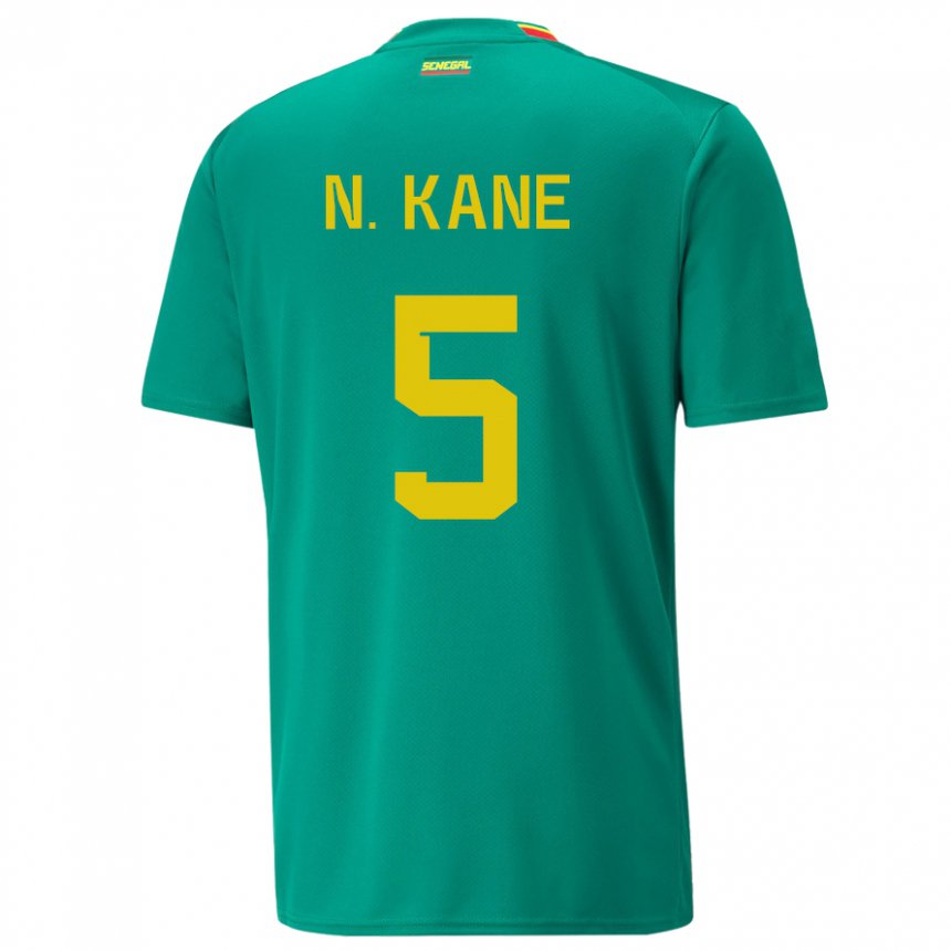 Kinder Senegalesische Ndeye Ndiaye Kane #5 Grün Auswärtstrikot Trikot 22-24 T-shirt Österreich