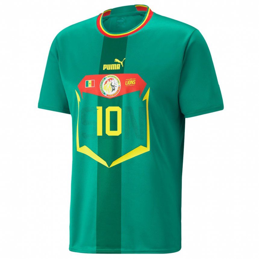 Kinder Senegalesische Ibrahima Drame #10 Grün Auswärtstrikot Trikot 22-24 T-shirt Österreich