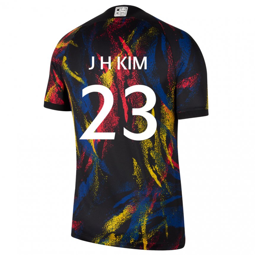 Kinder Südkoreanische Kim Jung Hoon #23 Mehrfarbig Auswärtstrikot Trikot 22-24 T-shirt Österreich