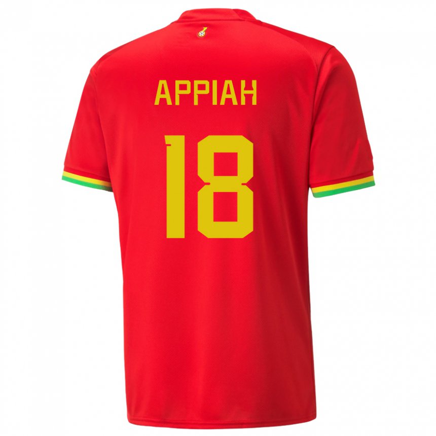 Kinder Ghanaische Veronica Appiah #18 Rot Auswärtstrikot Trikot 22-24 T-shirt Österreich