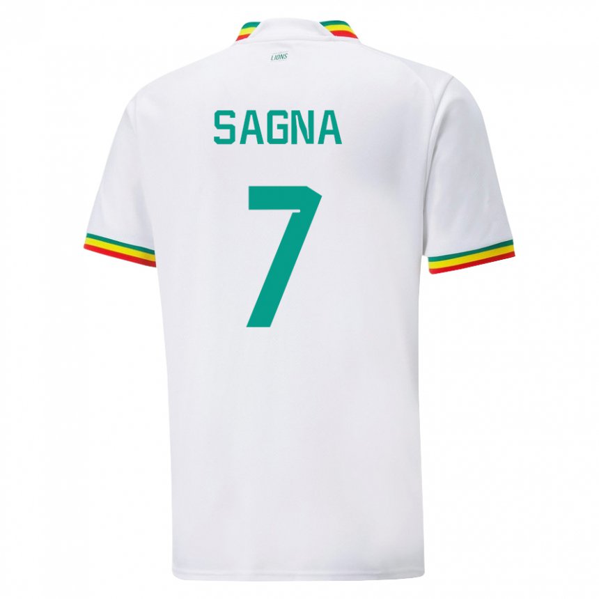 Herren Senegalesische Amadou Sagna #7 Weiß Heimtrikot Trikot 22-24 T-shirt Österreich