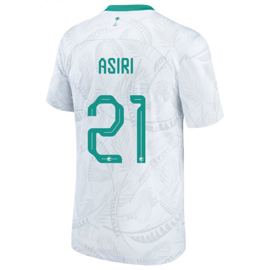 Herren Saudi-arabische Haitham Asiri #21 Weiß Heimtrikot Trikot 22-24 T-shirt Österreich