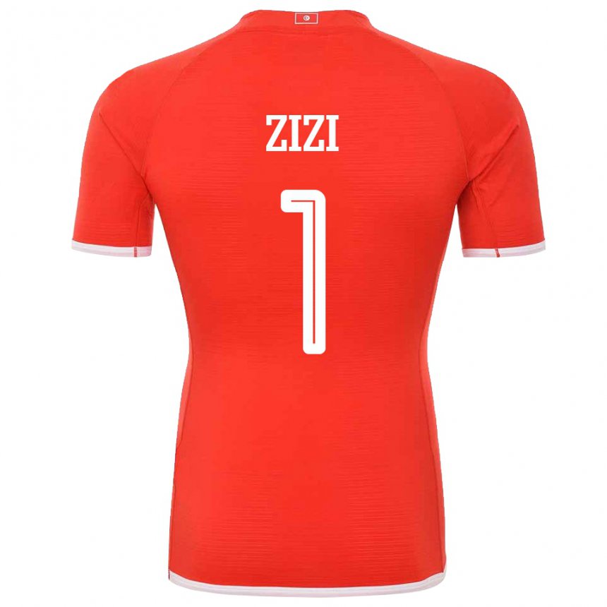 Herren Tunesische Nesrine Zizi #1 Rot Heimtrikot Trikot 22-24 T-shirt Österreich