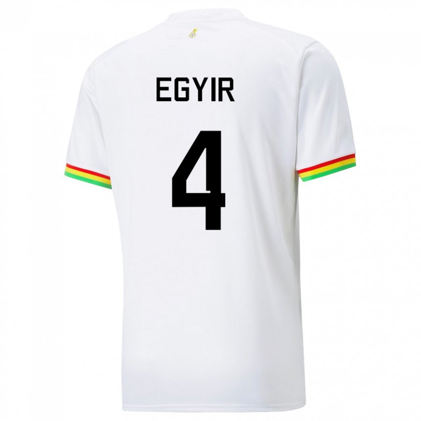 Herren Ghanaische Janet Egyir #4 Weiß Heimtrikot Trikot 22-24 T-shirt Österreich