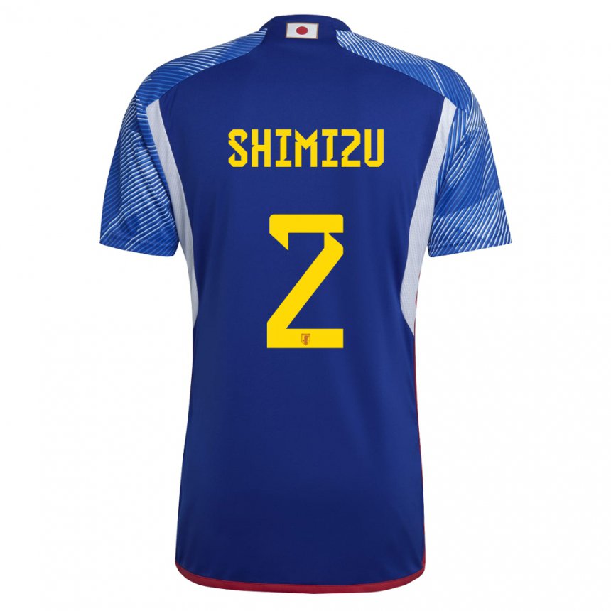 Herren Japanische Risa Shimizu #2 Königsblau Heimtrikot Trikot 22-24 T-shirt Österreich