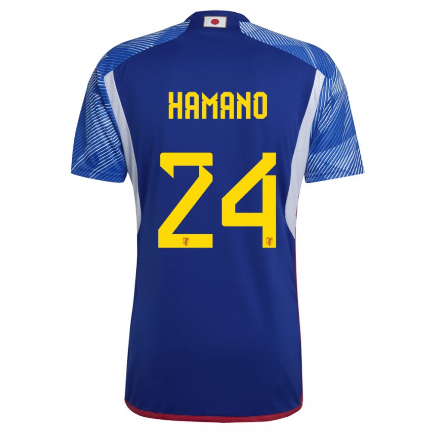 Herren Japanische Maika Hamano #24 Königsblau Heimtrikot Trikot 22-24 T-shirt Österreich