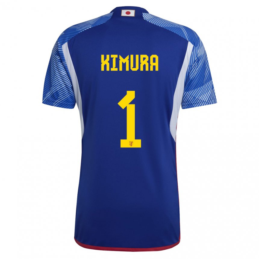 Herren Japanische Ryoya Kimura #1 Königsblau Heimtrikot Trikot 22-24 T-shirt Österreich