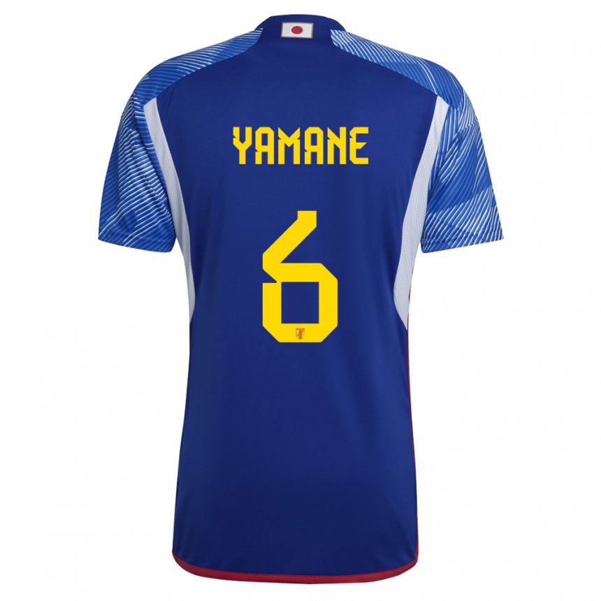 Herren Japanische Riku Yamane #6 Königsblau Heimtrikot Trikot 22-24 T-shirt Österreich