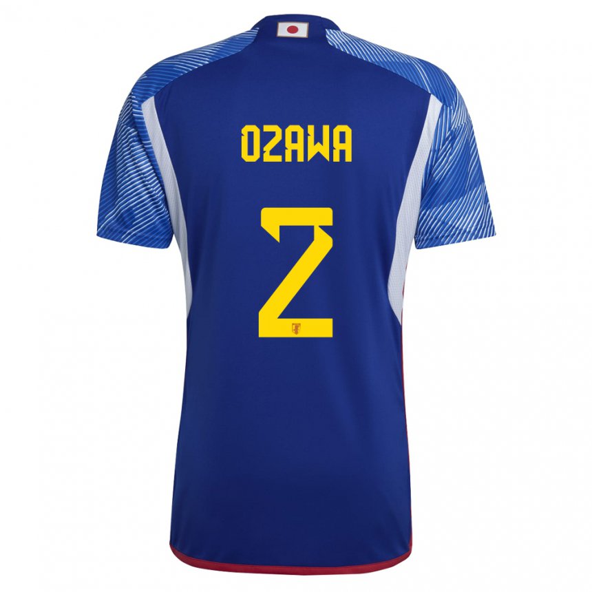 Herren Japanische Haruki Ozawa #2 Königsblau Heimtrikot Trikot 22-24 T-shirt Österreich