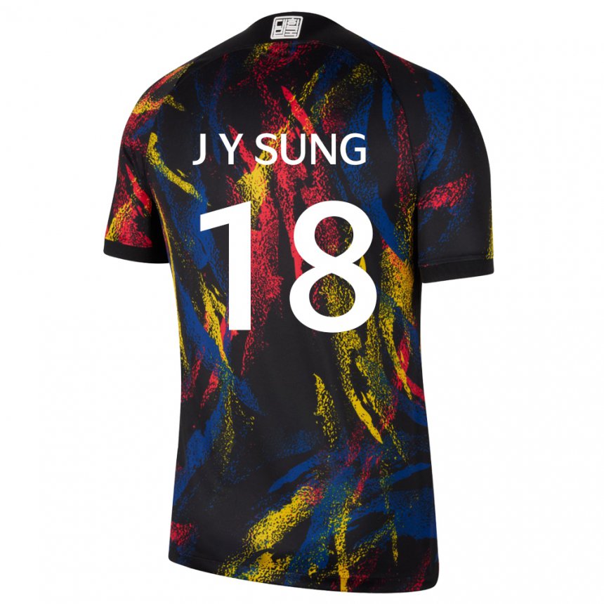 Herren Südkoreanische Sung Jin Young #18 Mehrfarbig Auswärtstrikot Trikot 22-24 T-shirt Österreich