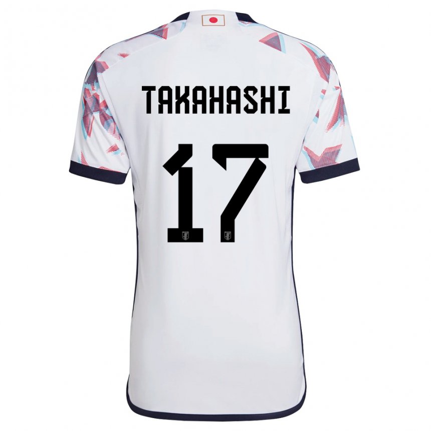 Herren Japanische Hana Takahashi #17 Weiß Auswärtstrikot Trikot 22-24 T-shirt Österreich