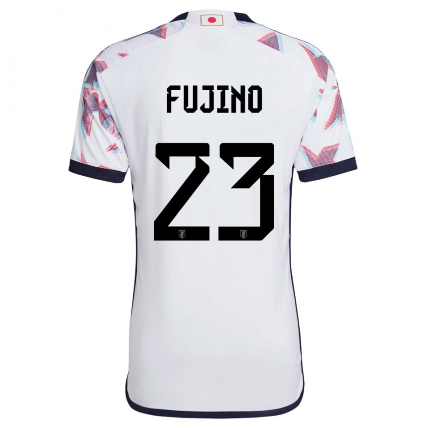 Herren Japanische Aoba Fujino #23 Weiß Auswärtstrikot Trikot 22-24 T-shirt Österreich