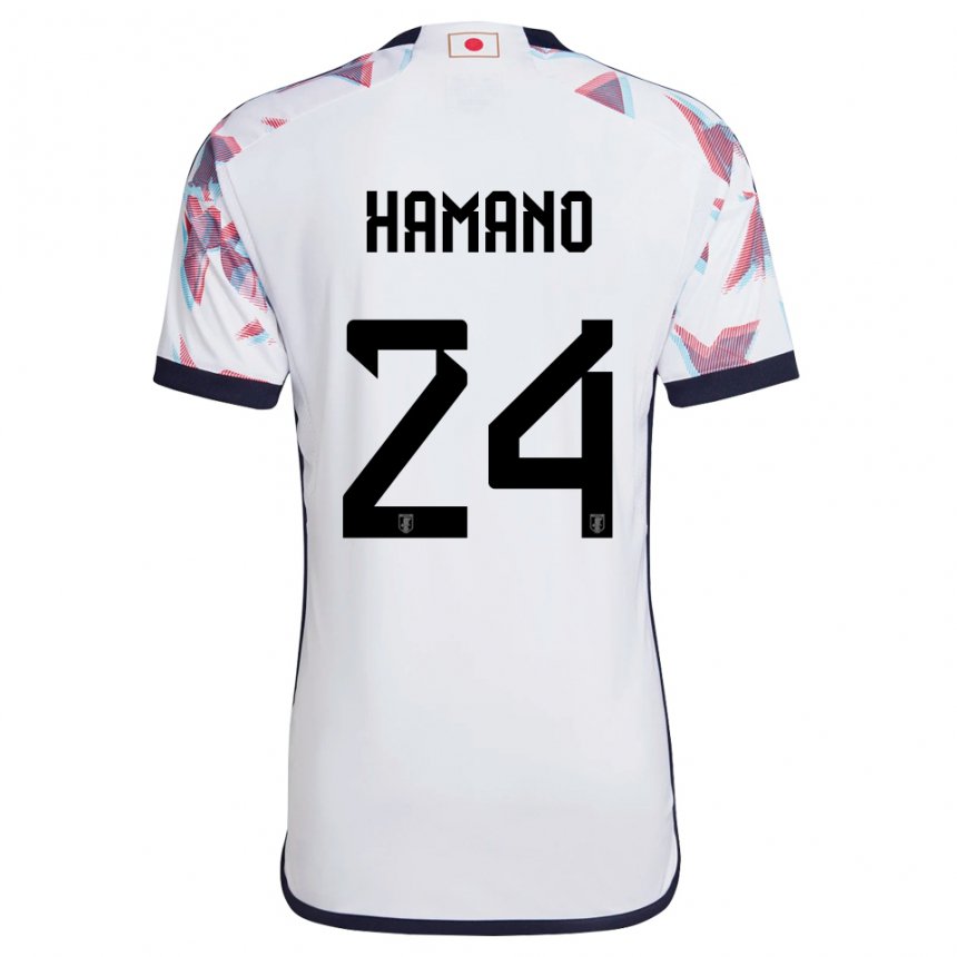 Herren Japanische Maika Hamano #24 Weiß Auswärtstrikot Trikot 22-24 T-shirt Österreich