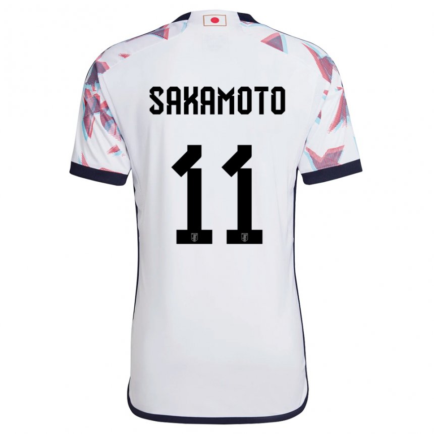 Herren Japanische Isa Sakamoto #11 Weiß Auswärtstrikot Trikot 22-24 T-shirt Österreich