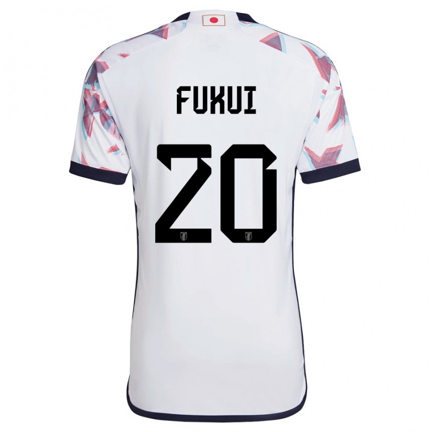 Herren Japanische Taichi Fukui #20 Weiß Auswärtstrikot Trikot 22-24 T-shirt Österreich