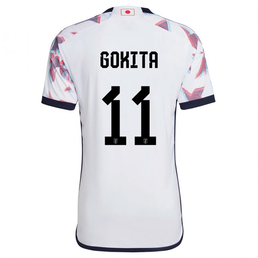 Herren Japanische Kishin Gokita #11 Weiß Auswärtstrikot Trikot 22-24 T-shirt Österreich