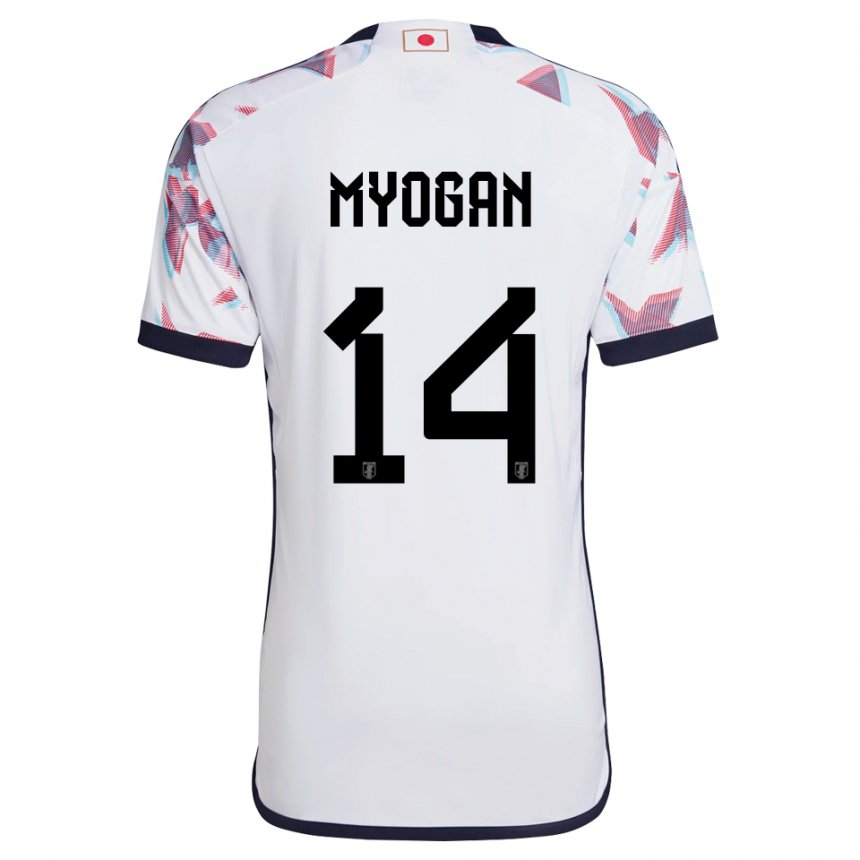 Herren Japanische Toya Myogan #14 Weiß Auswärtstrikot Trikot 22-24 T-shirt Österreich