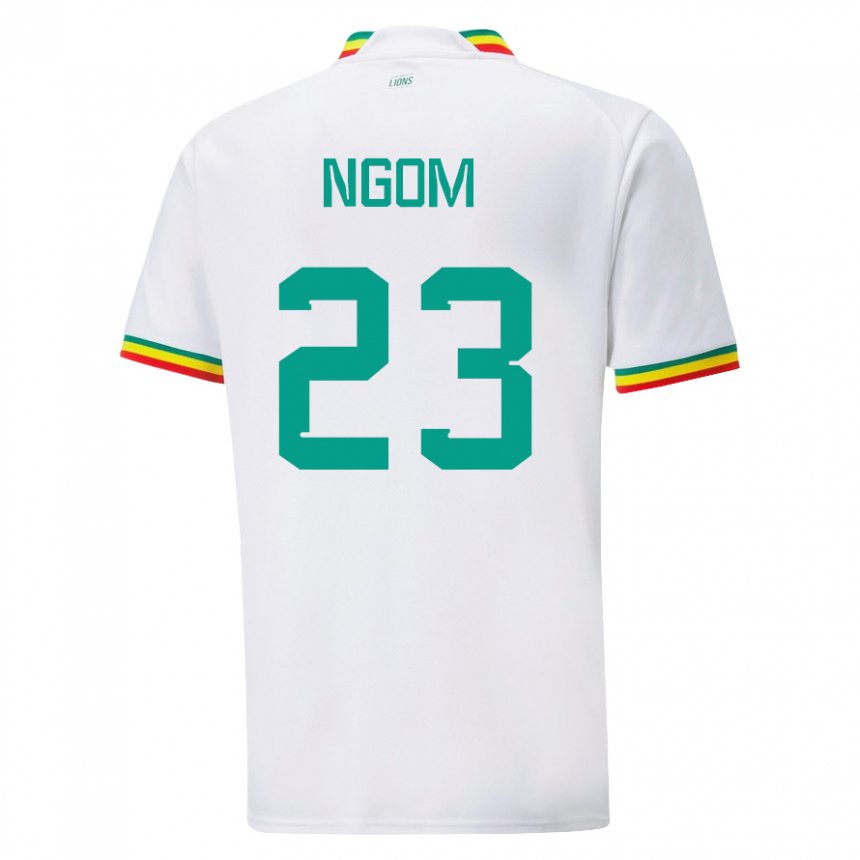 Damen Senegalesische Astou Ngom #23 Weiß Heimtrikot Trikot 22-24 T-shirt Österreich