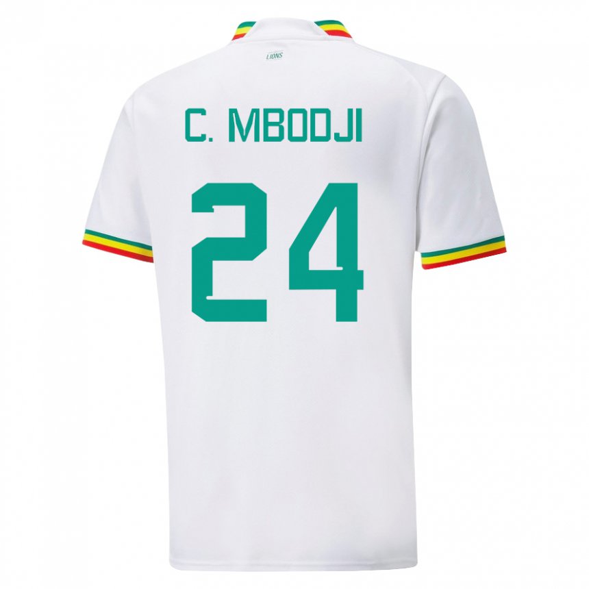 Damen Senegalesische Coumba Sylla Mbodji #24 Weiß Heimtrikot Trikot 22-24 T-shirt Österreich