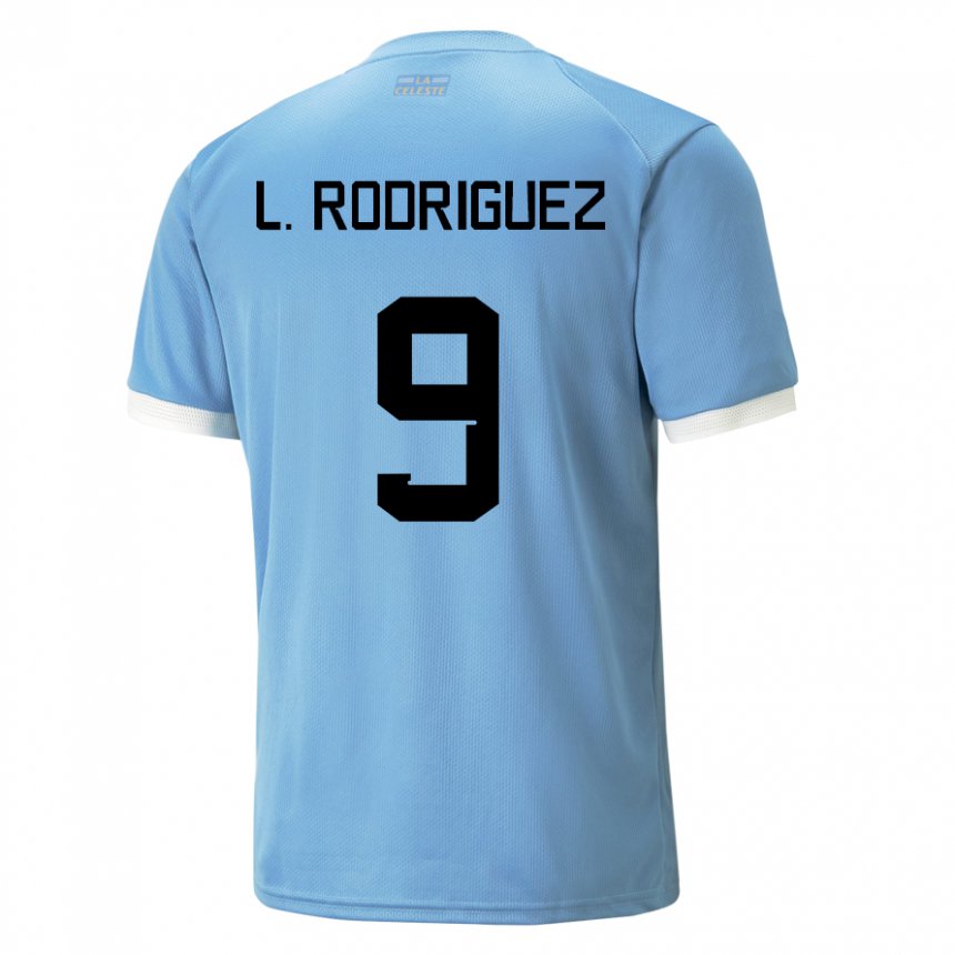 Damen Uruguayische Luciano Rodriguez #9 Blau Heimtrikot Trikot 22-24 T-shirt Österreich