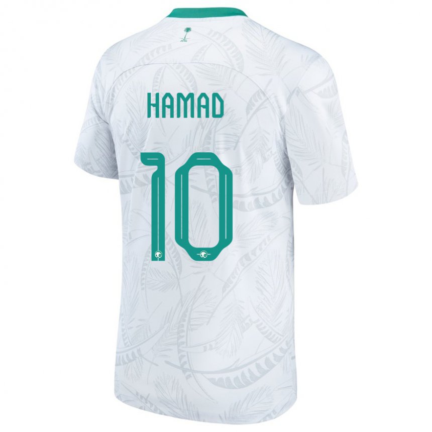 Damen Saudi-arabische Sarah Hamad #10 Weiß Heimtrikot Trikot 22-24 T-shirt Österreich