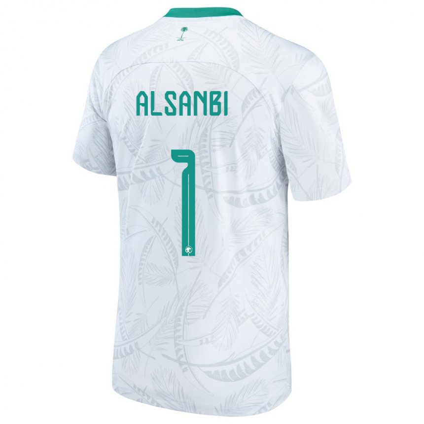 Damen Saudi-arabische Abdulrahman Alsanbi #1 Weiß Heimtrikot Trikot 22-24 T-shirt Österreich