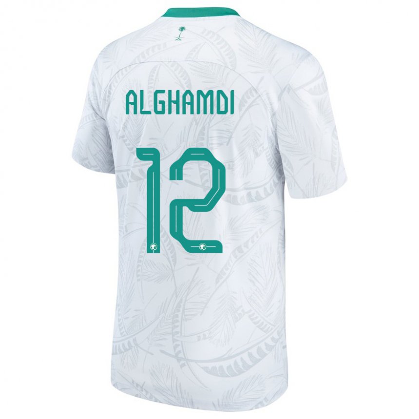 Damen Saudi-arabische Faisal Alghamdi #12 Weiß Heimtrikot Trikot 22-24 T-shirt Österreich