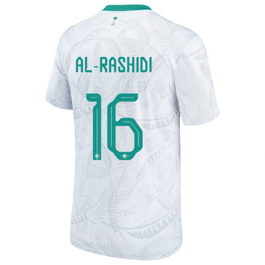 Damen Saudi-arabische Mohammed Al Rashidi #16 Weiß Heimtrikot Trikot 22-24 T-shirt Österreich