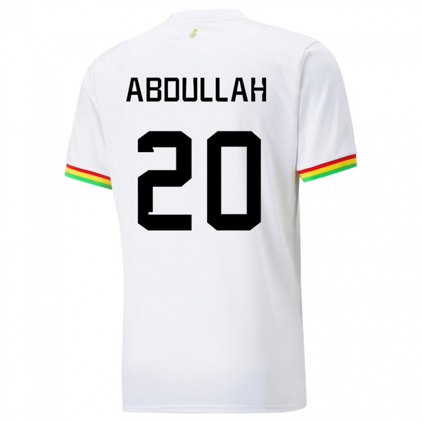 Damen Ghanaische Razak Abdullah #20 Weiß Heimtrikot Trikot 22-24 T-shirt Österreich