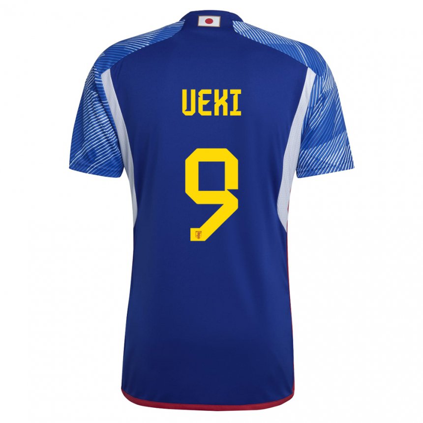 Damen Japanische Riko Ueki #9 Königsblau Heimtrikot Trikot 22-24 T-shirt Österreich