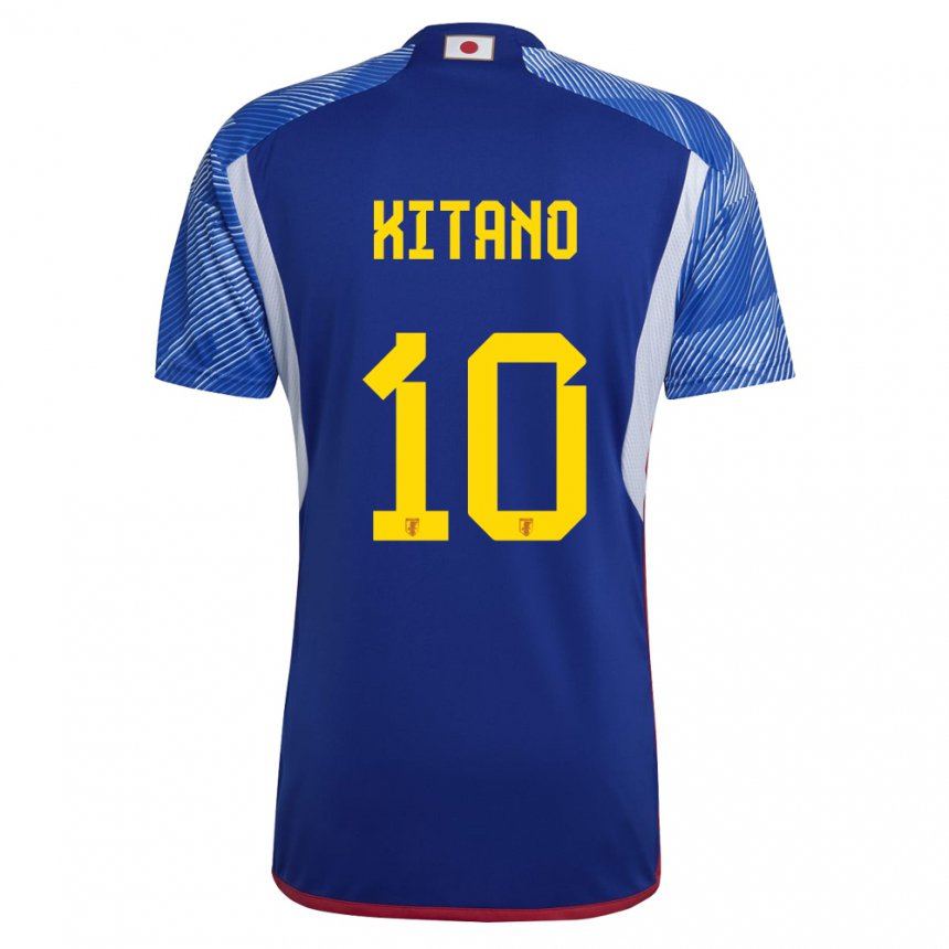 Damen Japanische Sota Kitano #10 Königsblau Heimtrikot Trikot 22-24 T-shirt Österreich