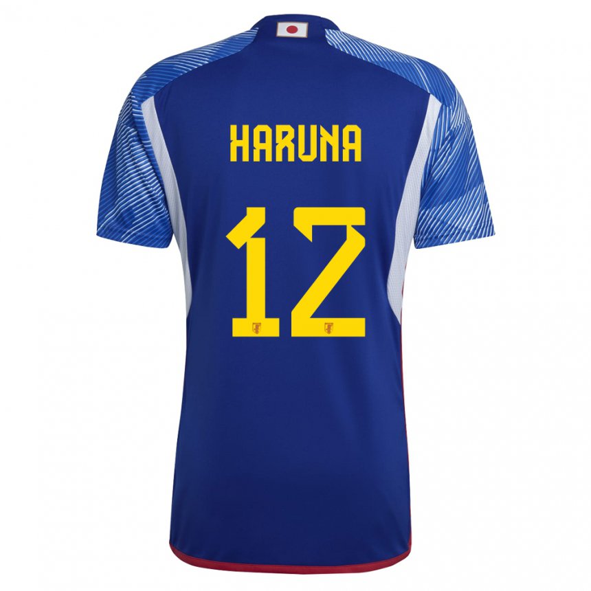 Damen Japanische Ryusei Haruna #12 Königsblau Heimtrikot Trikot 22-24 T-shirt Österreich