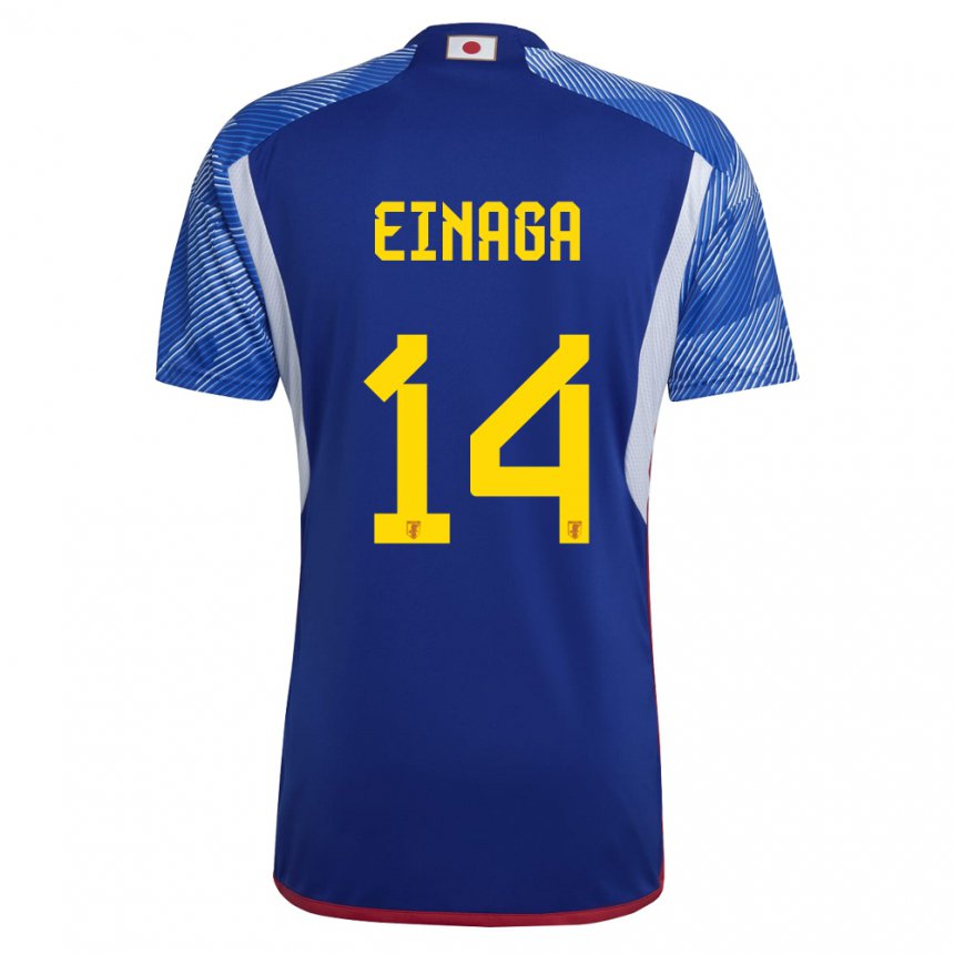 Damen Japanische Takatora Einaga #14 Königsblau Heimtrikot Trikot 22-24 T-shirt Österreich