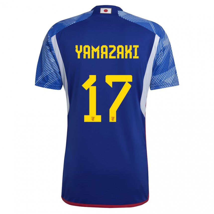 Damen Japanische Taishin Yamazaki #17 Königsblau Heimtrikot Trikot 22-24 T-shirt Österreich