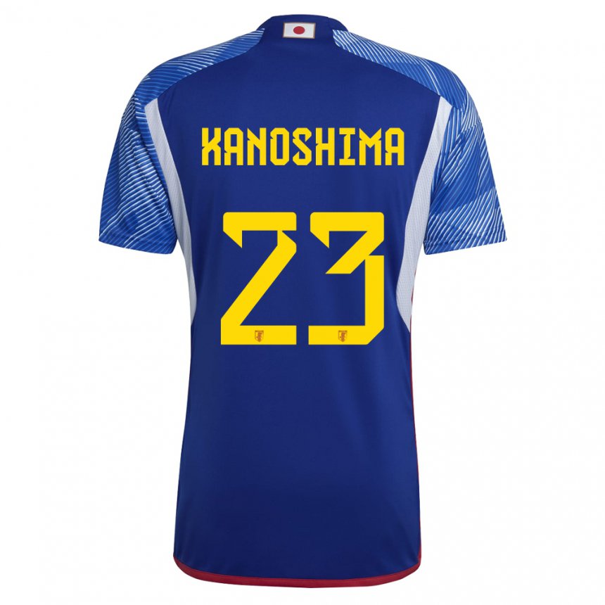 Damen Japanische Yu Kanoshima #23 Königsblau Heimtrikot Trikot 22-24 T-shirt Österreich