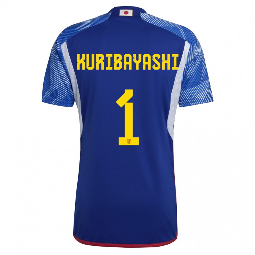 Damen Japanische Hayato Kuribayashi #1 Königsblau Heimtrikot Trikot 22-24 T-shirt Österreich