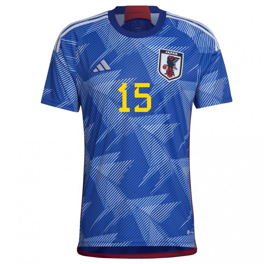 Damen Japanische Shawn Van Eerden #15 Königsblau Heimtrikot Trikot 22-24 T-shirt Österreich