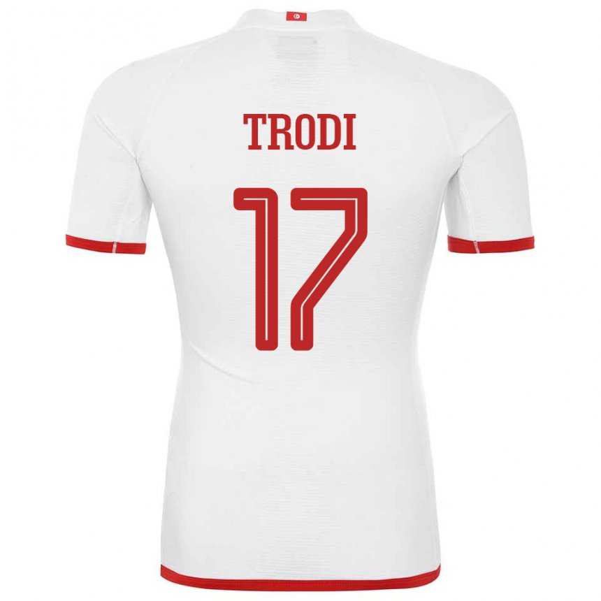 Damen Tunesische Imen Trodi #17 Weiß Auswärtstrikot Trikot 22-24 T-shirt Österreich