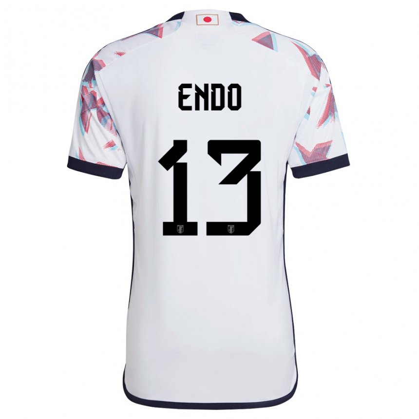 Damen Japanische Jun Endo #13 Weiß Auswärtstrikot Trikot 22-24 T-shirt Österreich