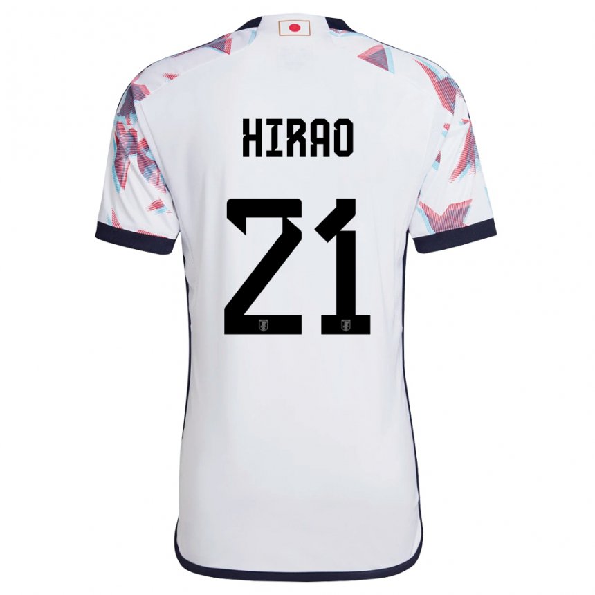 Damen Japanische Chika Hirao #21 Weiß Auswärtstrikot Trikot 22-24 T-shirt Österreich