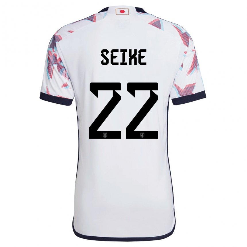 Damen Japanische Kiko Seike #22 Weiß Auswärtstrikot Trikot 22-24 T-shirt Österreich