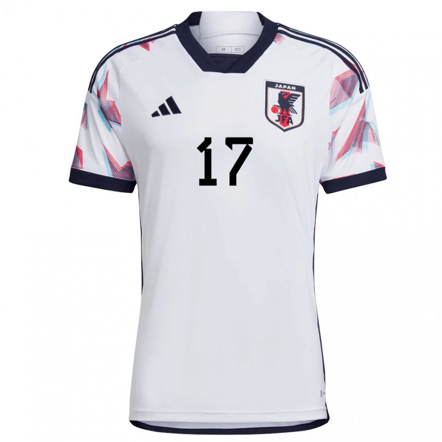 Damen Japanische Taishin Yamazaki #17 Weiß Auswärtstrikot Trikot 22-24 T-shirt Österreich