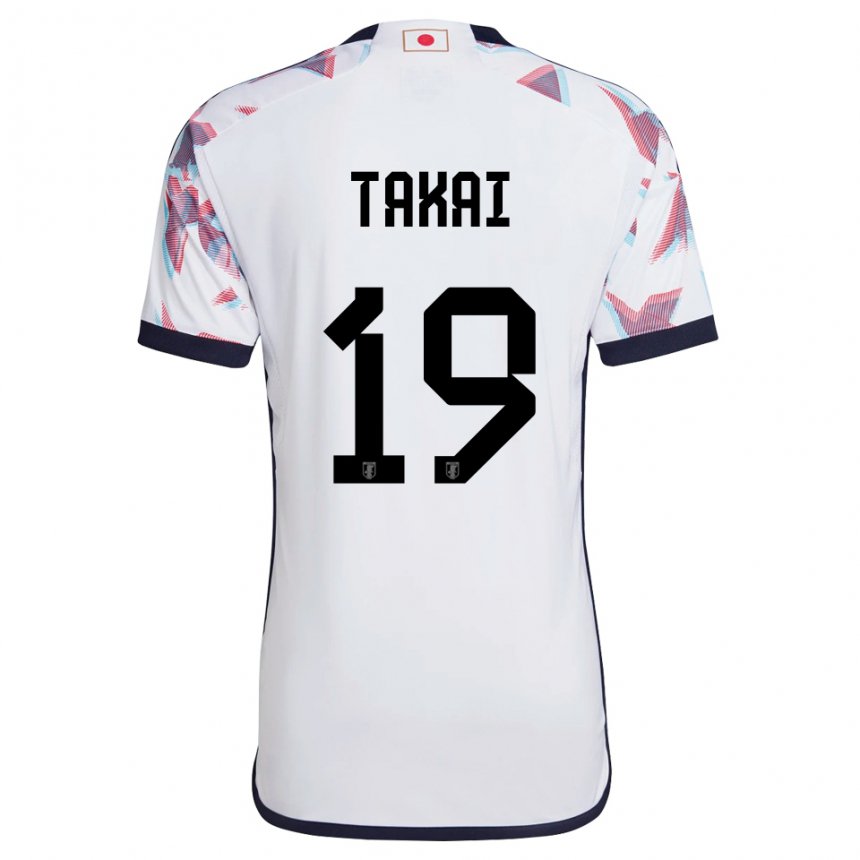 Damen Japanische Kota Takai #19 Weiß Auswärtstrikot Trikot 22-24 T-shirt Österreich