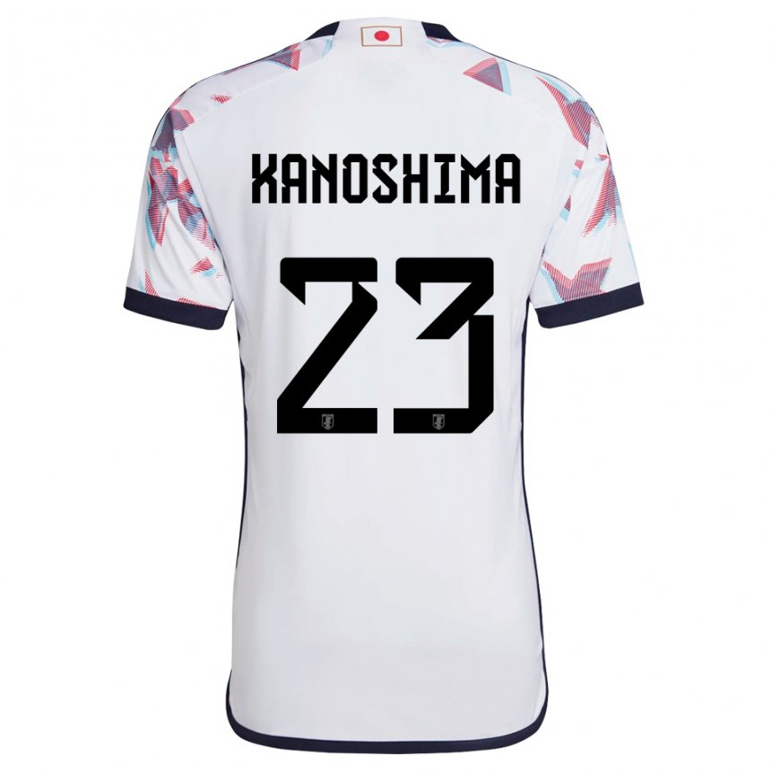 Damen Japanische Yu Kanoshima #23 Weiß Auswärtstrikot Trikot 22-24 T-shirt Österreich